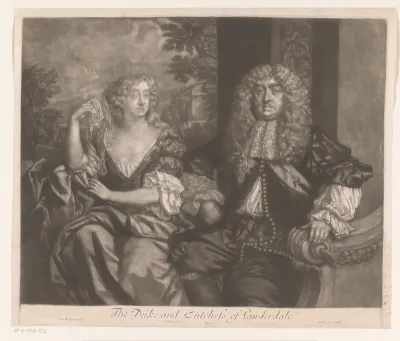 Portret van John Maitland en Elizabeth, hertogin van Lauderdale