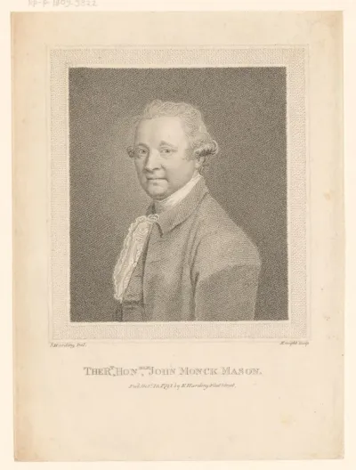 Portret van John Monck Mason
