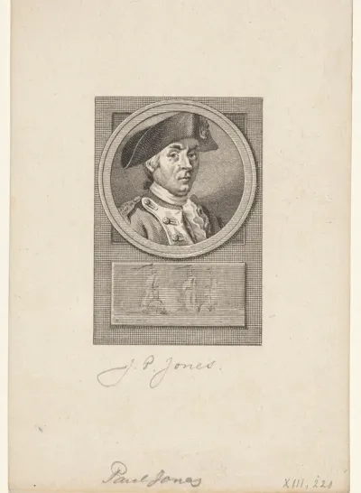 Portret van John Paul Jones