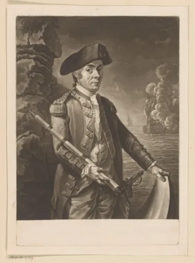 Portret van John Paul Jones