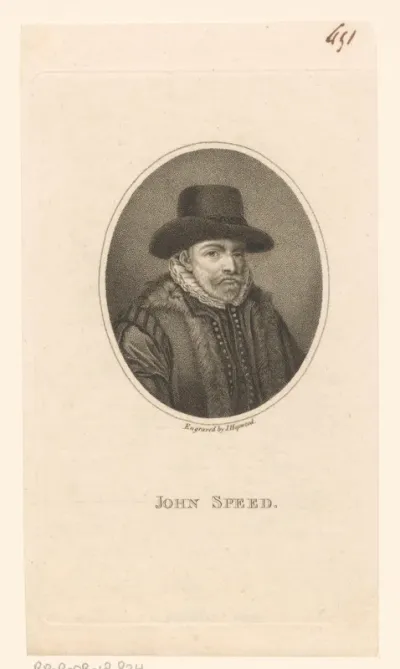 Portret van John Speed