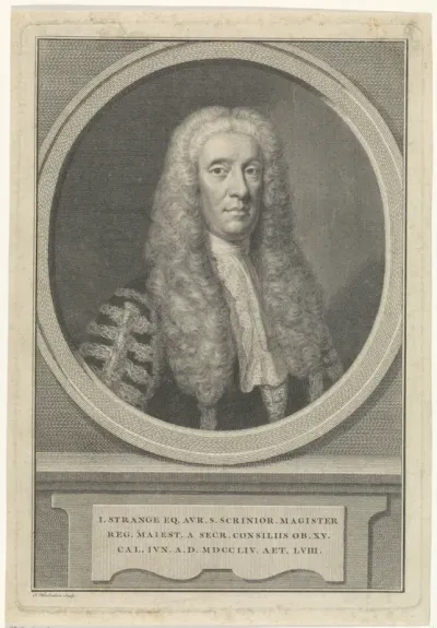 Portret van John Strange