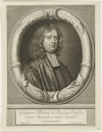 Portret van John Tillotson, aartsbisschop van Canterbury