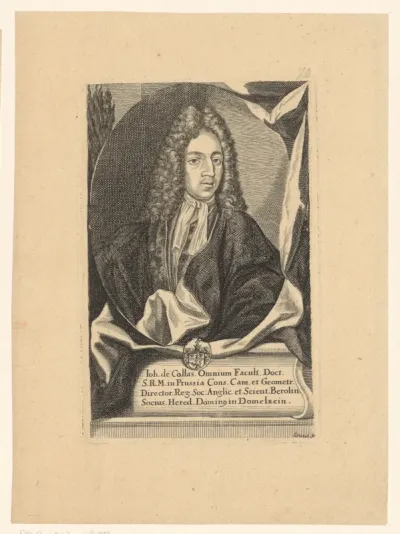 Portret van John von Collas