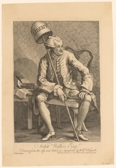 Portret van John Wilkes Esqr.