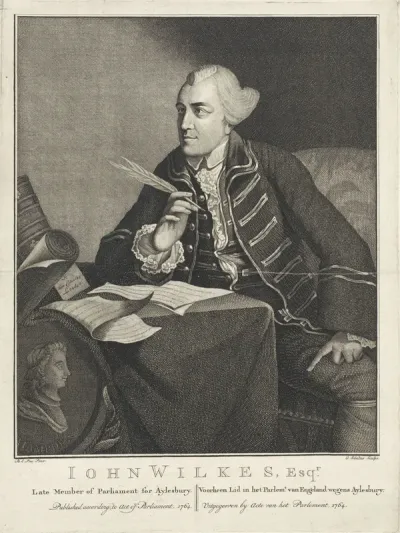 Portret van John Wilkes (staatsman)