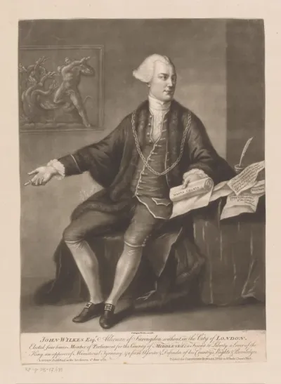 Portret van John Wilkes