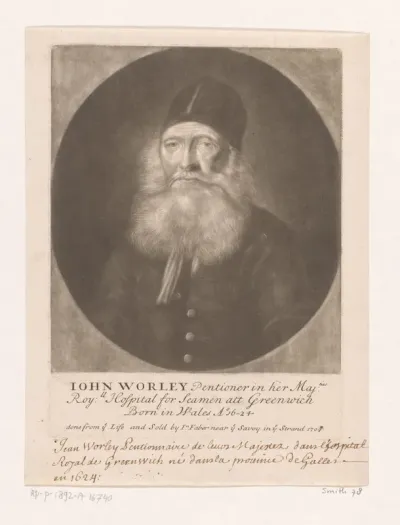 Portret van John Worley