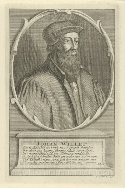 Portret van John Wyclif