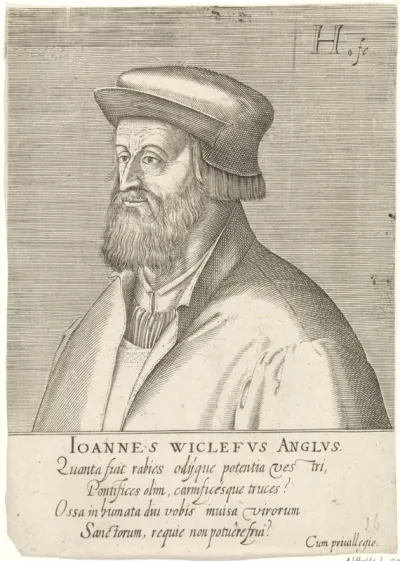 Portret van John Wyclif