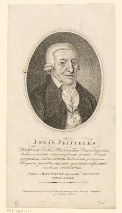 Portret van Jonas Jeitteles