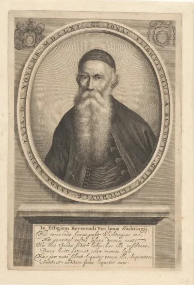 Portret van Jonas Slichting van Bukowicz