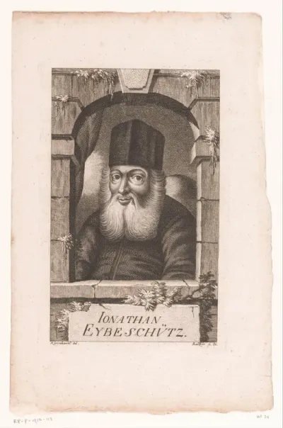 Portret van Jonathan Eybeschütz