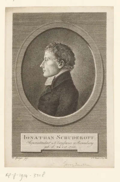 Portret van Jonathan Schuderoff
