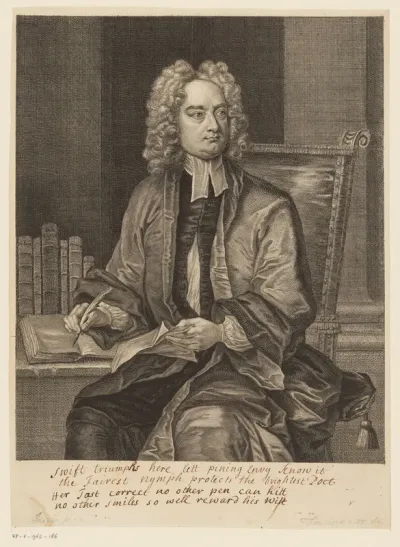 Portret van Jonathan Swift