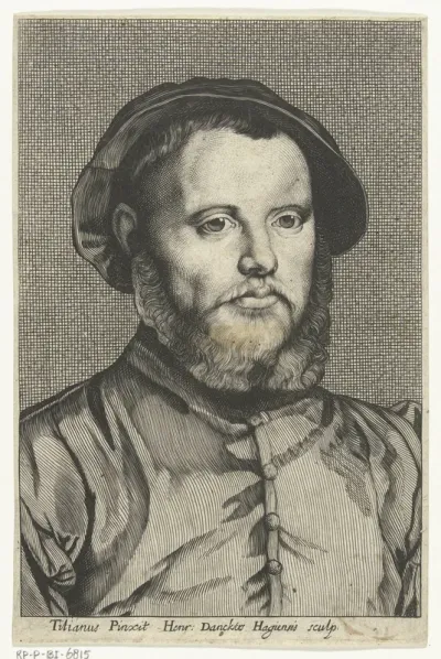 Portret van jonge man met baret