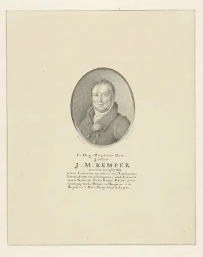 Portret van jonkheer J.M. Kemper