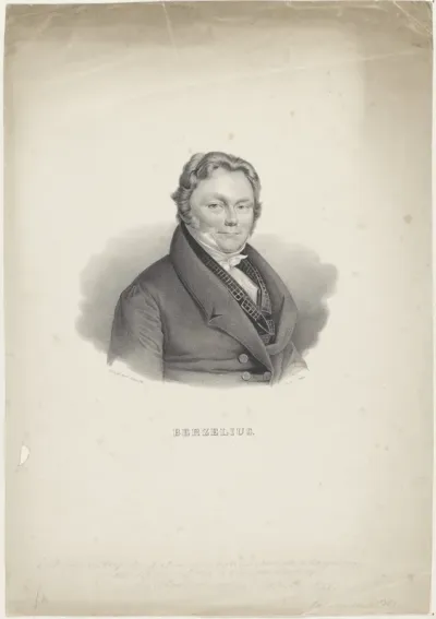 Portret van Jöns Jacob Berzelius
