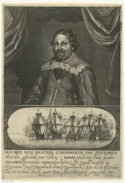 Portret van Joost Banckert, vlootvoogd van Zeeland