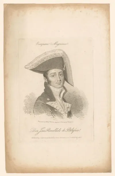 Portret van José Rebolledo de Palafox