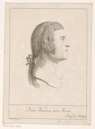 Portret van Josef Benedikt Bernold