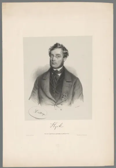 Portret van Josef Hyrtl