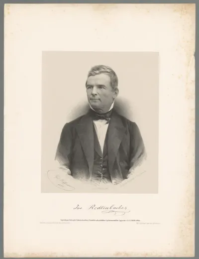 Portret van Josef Redtenbacher