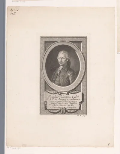 Portret van Josef Valentin Sebastian Eybel