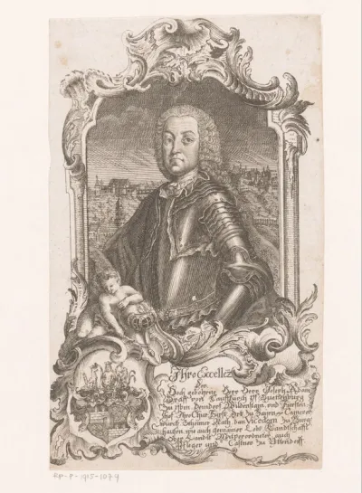 Portret van Joseph Adam von Taufkirch auf Guttenberg