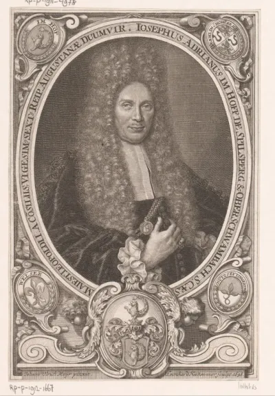 Portret van Joseph Adrian Imhoff