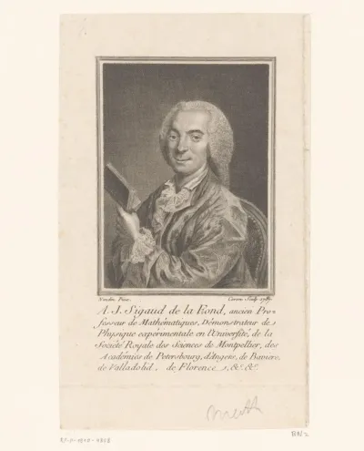 Portret van Joseph-Aignan Sigaud de Lafond