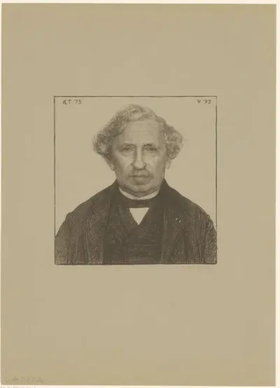 Portret van Joseph Alexander Fles