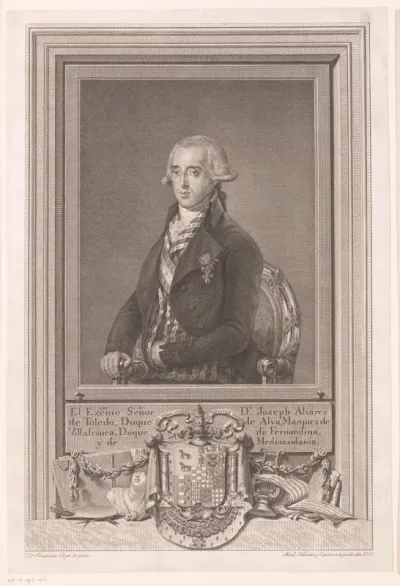 Portret van Joseph Alvarez de Toledo, hertog van Alva