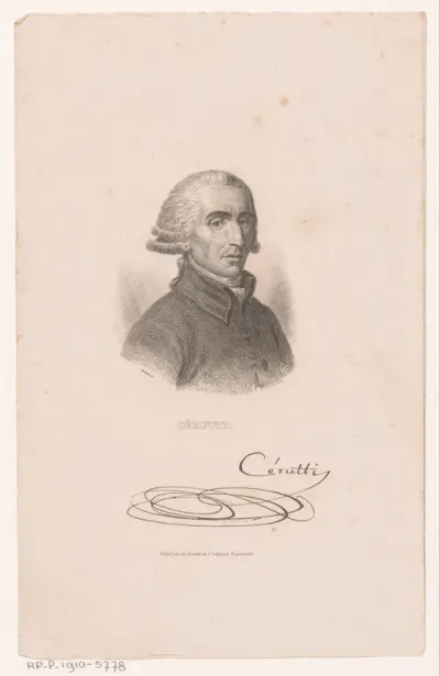 Portret van Joseph Antoine Joachim Cerutti