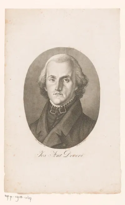 Portret van Joseph Anton Deveri