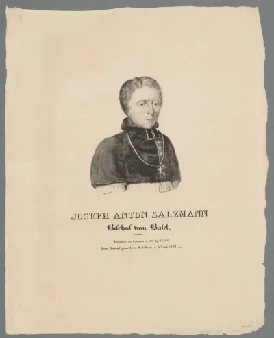 Portret van Joseph Anton Salzmann