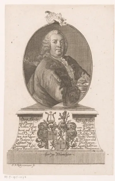 Portret van Joseph Anton van Schönberg