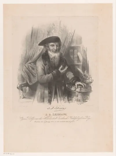 Portret van Joseph Asser Lehmans