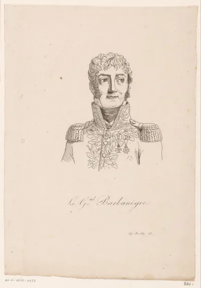 Portret van Joseph Barbanègre
