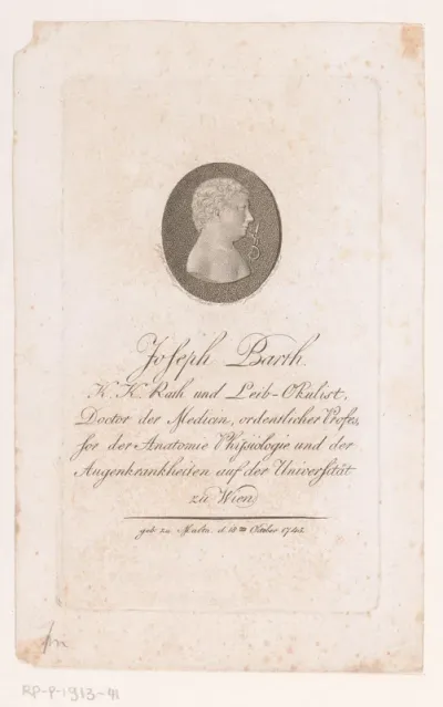 Portret van Joseph Barth