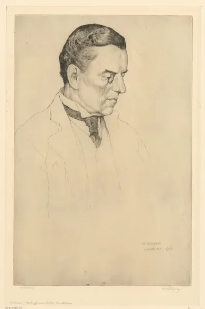 Portret van Joseph Chamberlain