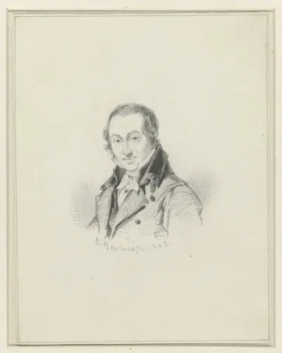 Portret van Joseph Charles de Meulemeester