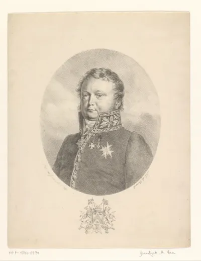 Portret van Joseph Charles Emmanuel van Ertborn