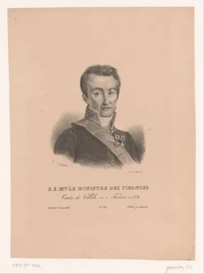 Portret van Joseph de Villèle