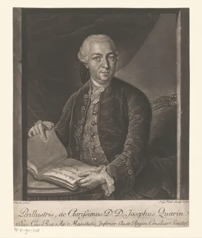 Portret van Joseph Freiherr von Quarin