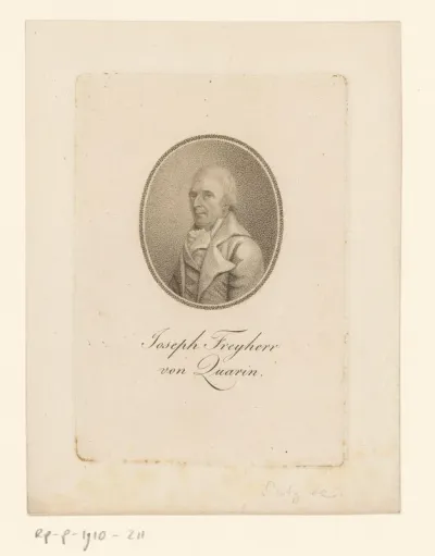 Portret van Joseph, Freyherr von Quarin