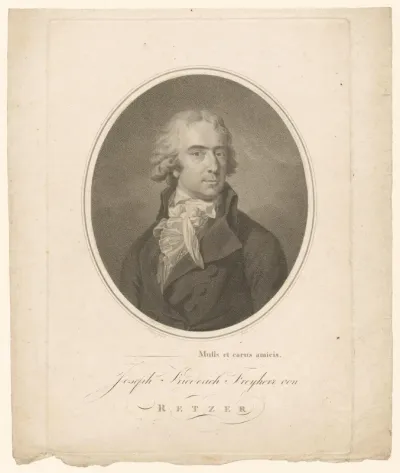Portret van Joseph Friedrich Retzer