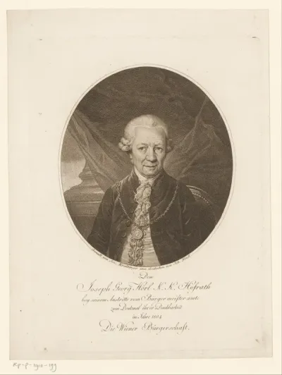 Portret van Joseph Georg Hörl
