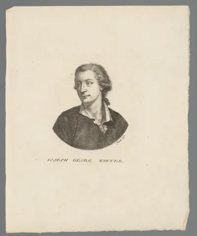 Portret van Joseph Georg Winter