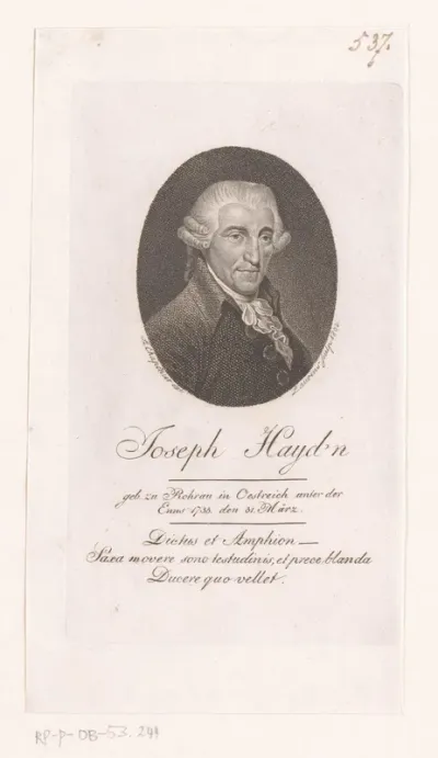 Portret van Joseph Hadyn